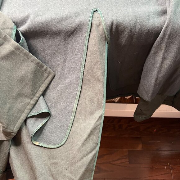 VTG US Army Overcoat Long Trench 36L Vietnam 1971 w/Liner Wool 8405-782-2896 - Picture 9 of 16